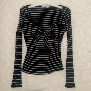 JustFab Stripped Top